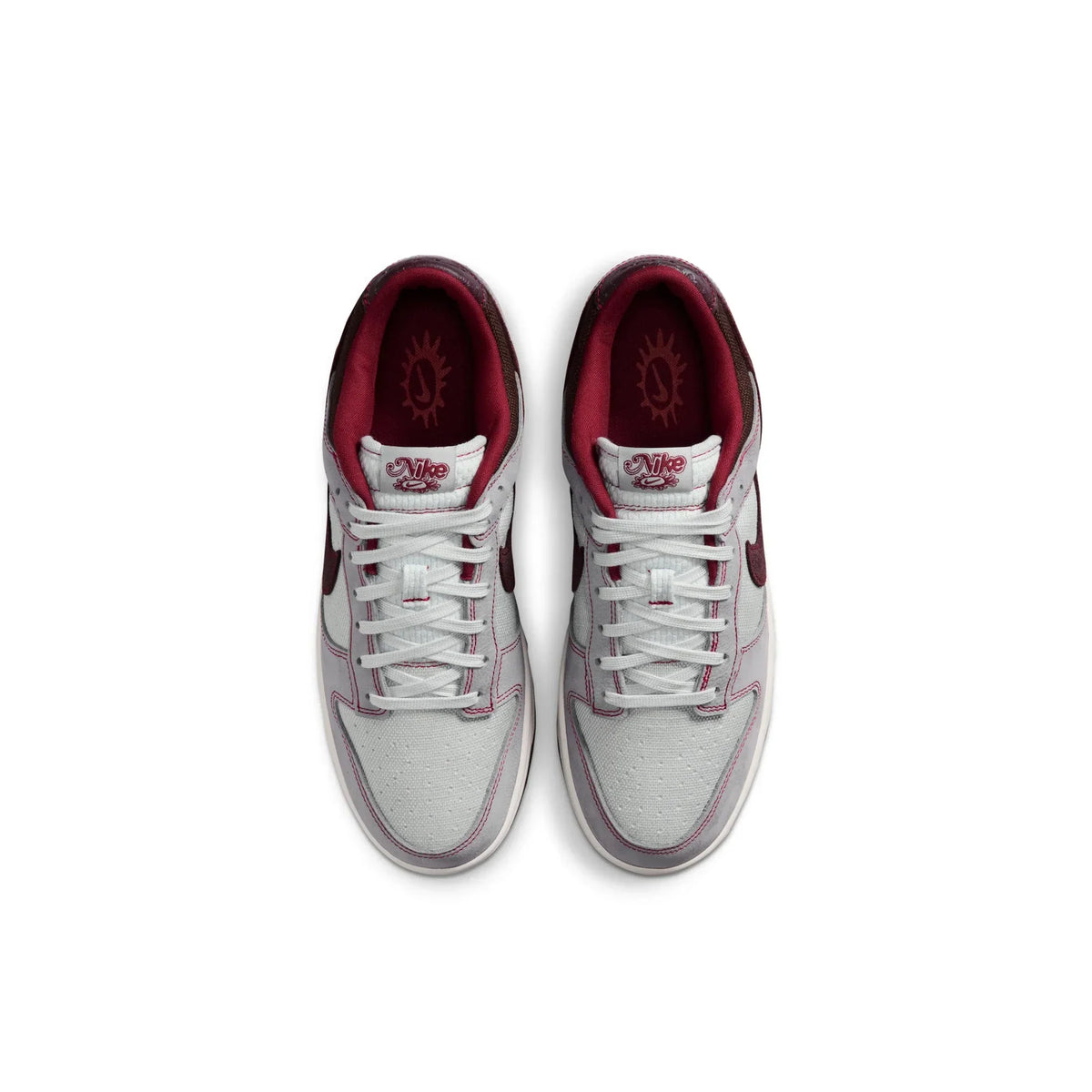 Nike Dunk Low Canvas 'Pure Platinum Burgundy Crush' (2026)