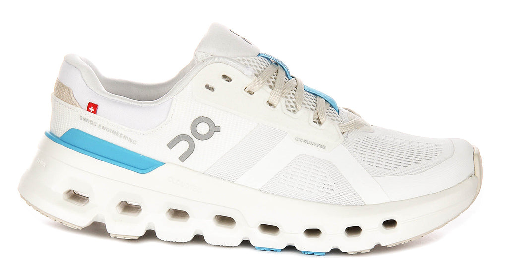 On Running Cloudrunner 2 In White Blue For Women